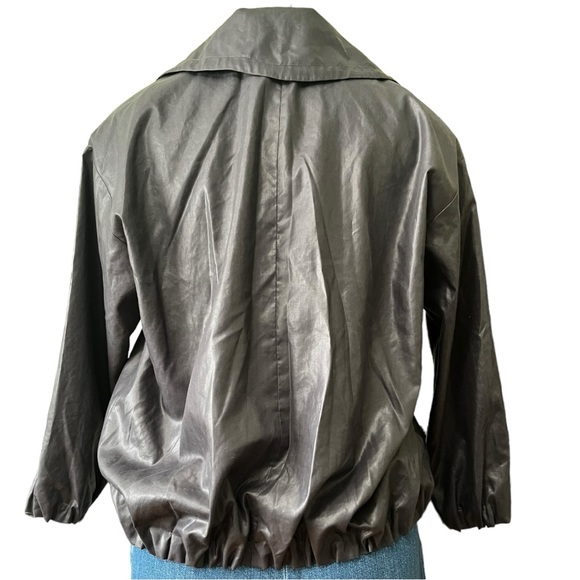 Theory "Kohli" Lightweight Zip Front Bomber Jacket- Petite - Picture 9 of 12